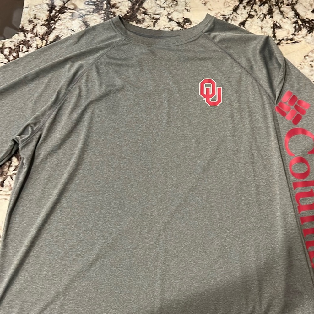 Oklahoma Sooners Columbia long sleeve Drifit shirt XL